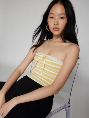 Kimchi Blue Lina Sailor Bow Tube Top